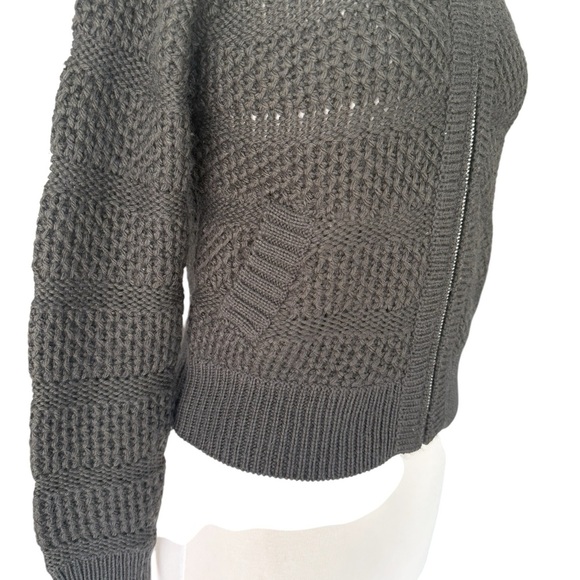 Hartford Black Wool Crew Neck Women's Cardigan Jacket Size Small - Picture 6 of 9